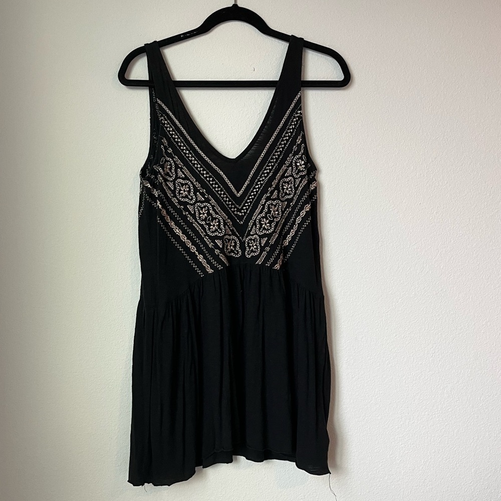 Urban Outfitters Ecote Brand Black shimmery tunic Size: S